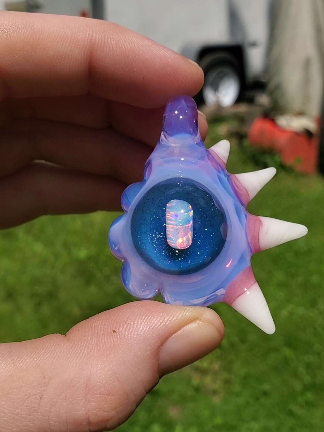 Preview pic of Lucid opal slab w/teeth