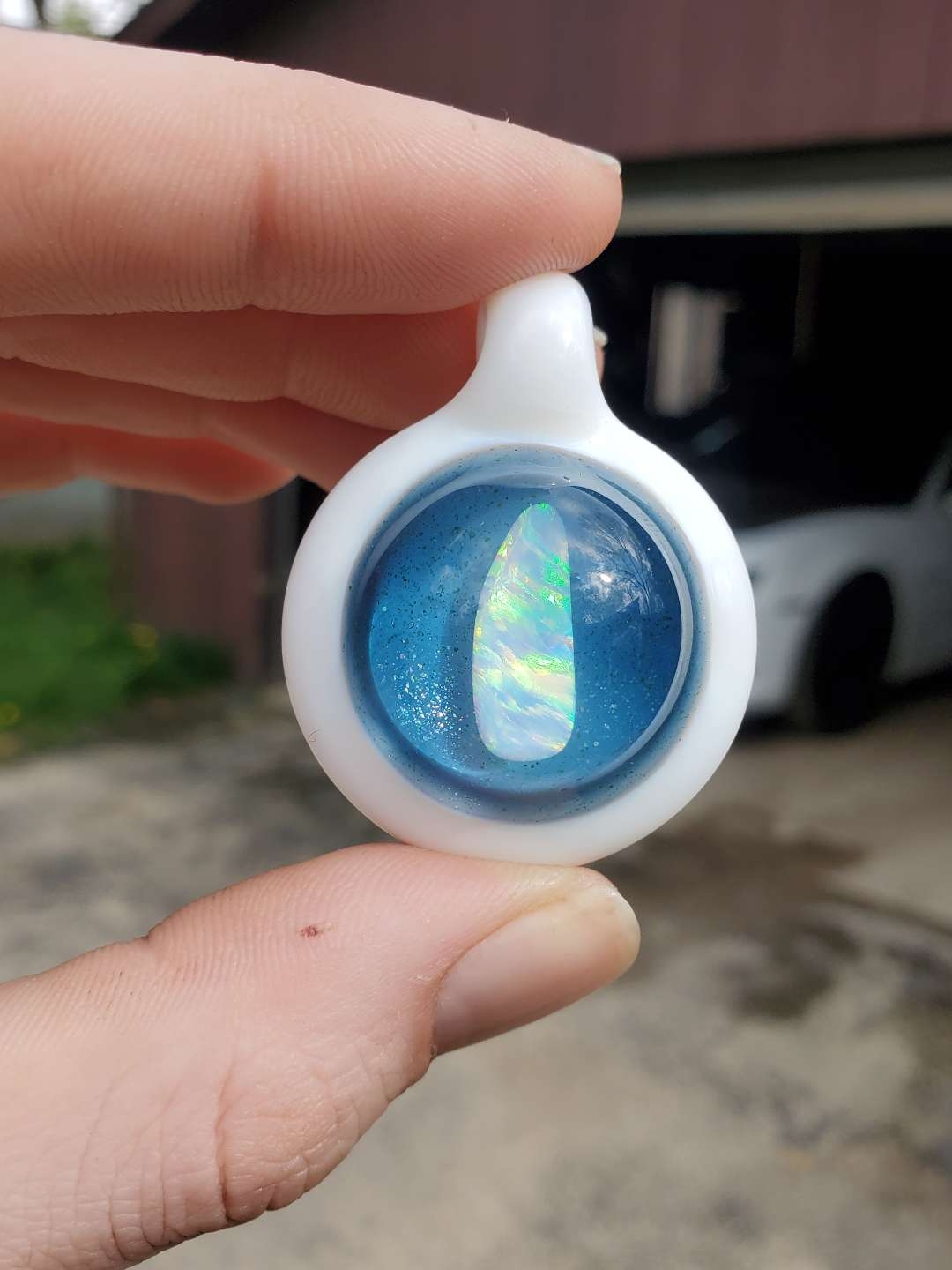 Preview pic of Lotus white opal slab