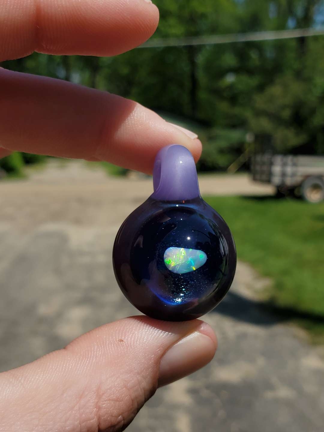 Preview pic of Wildberry satin tumbled